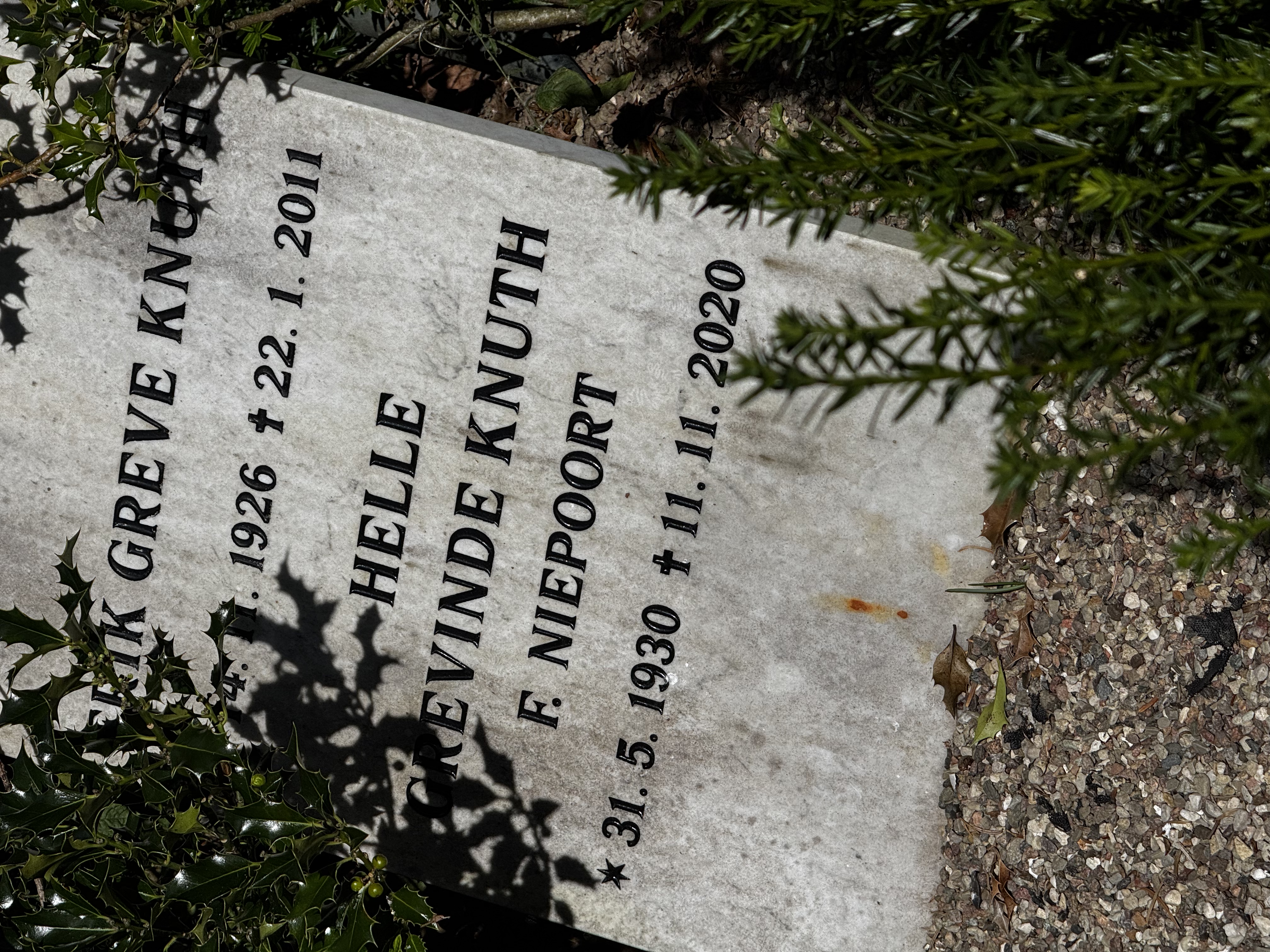 Helle grevinde Knuth og Erik greve Knuth